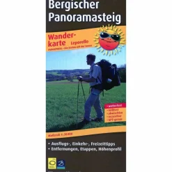 Wanderkarten Und Winterkarten|Wanderkarten Und Winterkarten*BERGISCHER PANORAMASTEIG WANDERKARTE 1 : 30.000 - Wanderkarte