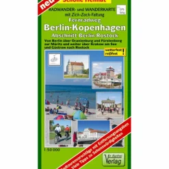 Fahrradkarten|Wanderkarten Und Winterkarten*BERLIN-ROSTOCK 1:50.000 - Wanderkarte
