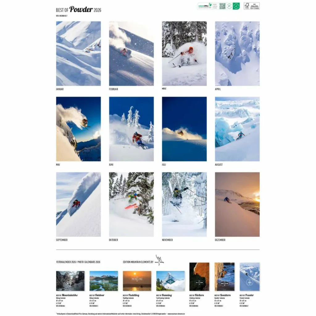 BEST OF POWDER 2026 - Kalender^ Kalender