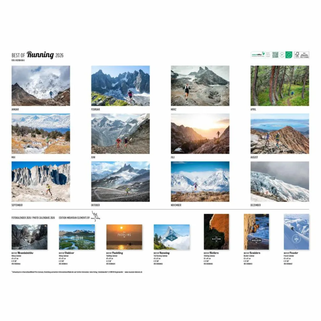 Kalender*BEST OF RUNNING 2026 - Kalender