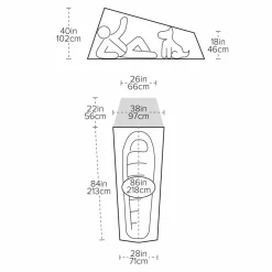 Big Agnes 1-Personen-Zelte|Sommerzelte*FLY CREEK UL1 - Kuppelzelt
