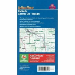 BIKELINE RADKARTE ALTMARK OST STENDAL - Fahrradkarte^ Fahrradkarten|Fahrradkarten