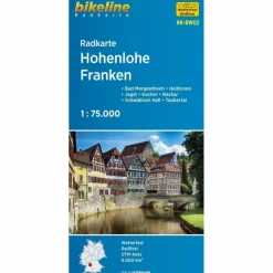 BIKELINE RADKARTE HOHENLOHE - FRANKEN 1 - Fahrradkarte^ Fahrradkarten|Fahrradkarten