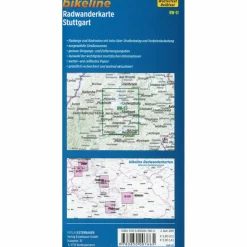 Fahrradkarten|Fahrradkarten*BIKELINE RADWANDERKARTE STUTTGART 1 : 60 000 - Fahrradkarte