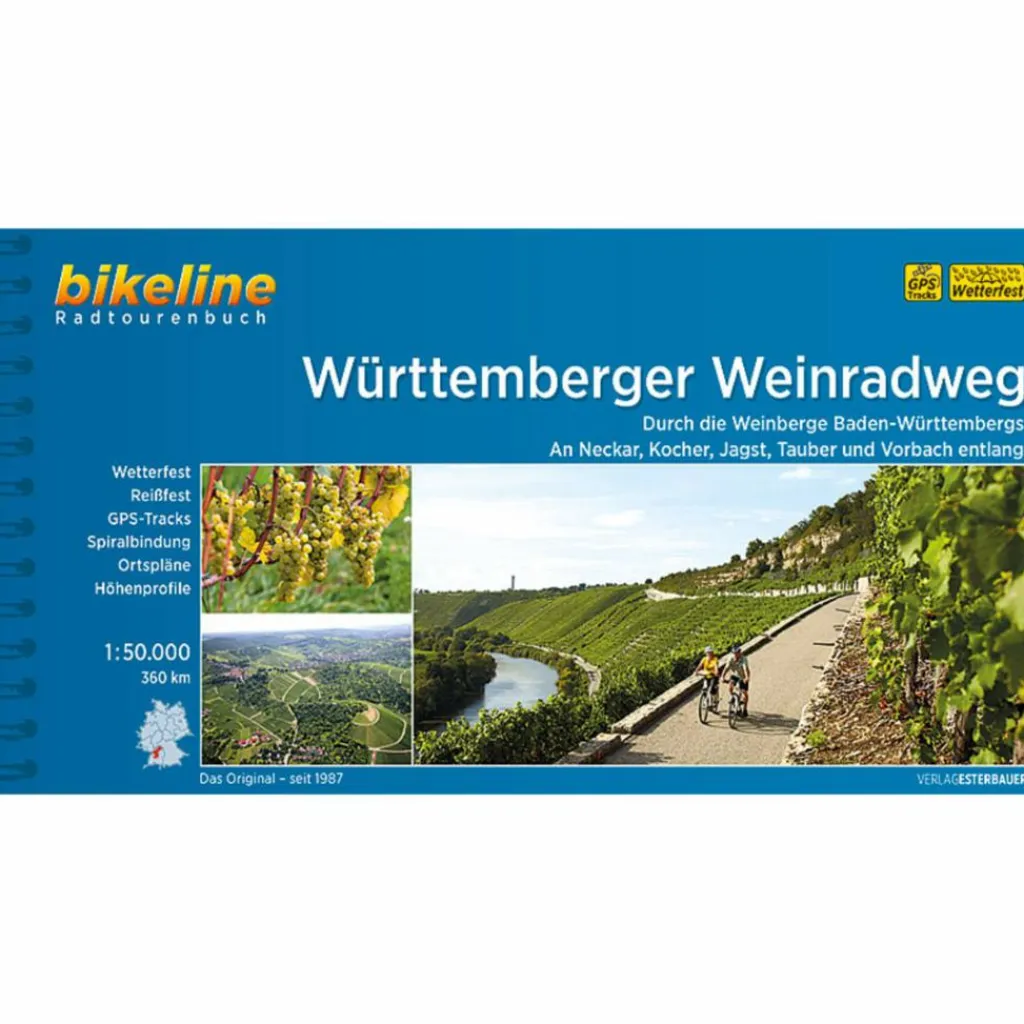 BIKELINE WÜRTTEMBERGER WEINRADWEG - Radwanderführer^ Radwanderführer Und Mountainbikeführer