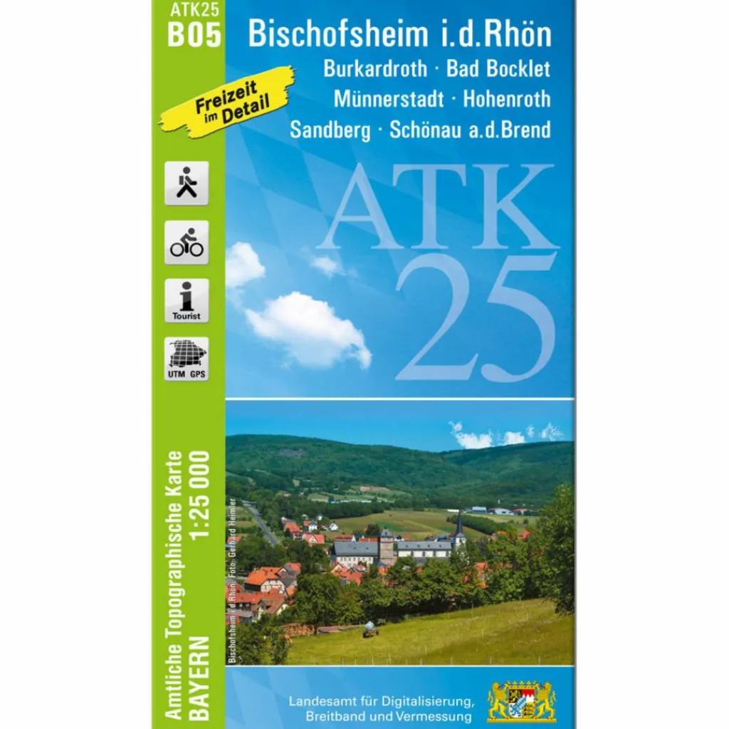 Fahrradkarten|Wanderkarten Und Winterkarten*BISCHOFSHEIM I.D.RHÖN 1:25 000 - Wanderkarte