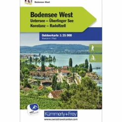 BODENSEE WEST NR. 43 OUTDOORKARTE DEUTSCHLAND 1:35 000 - Karte^ Fahrradkarten|Wanderkarten Und Winterkarten