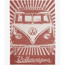 BRISA VW T1 BUS GESCHIRRTUCH 2ER SET – STRAHLEN/VINTAGE ROT & BLAU^ Handtücher|Hygiene Und Körperpflege