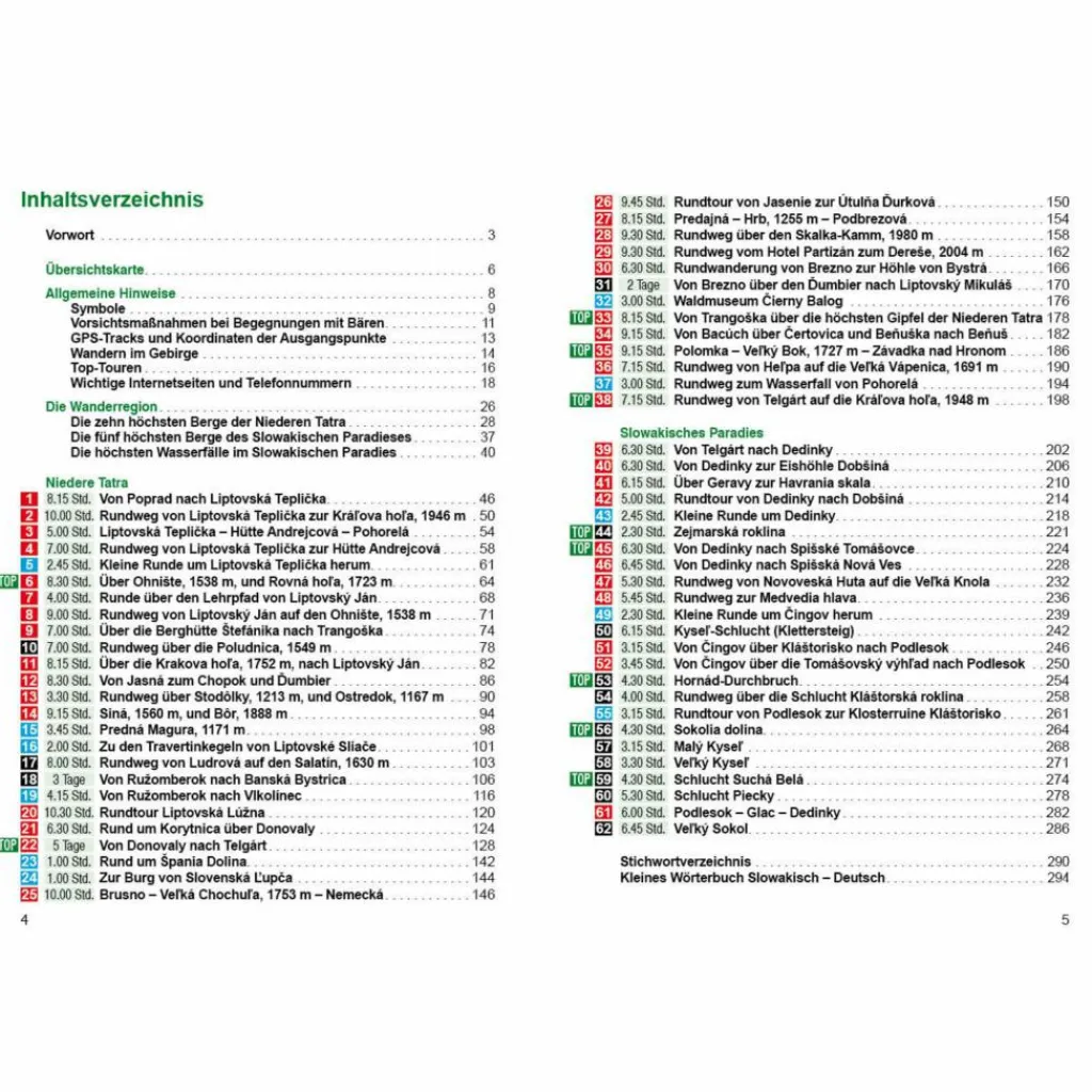 Wanderführer*BVR NIEDERE TATRA UND SLOWAKISCHES PARADIES - Wanderführer