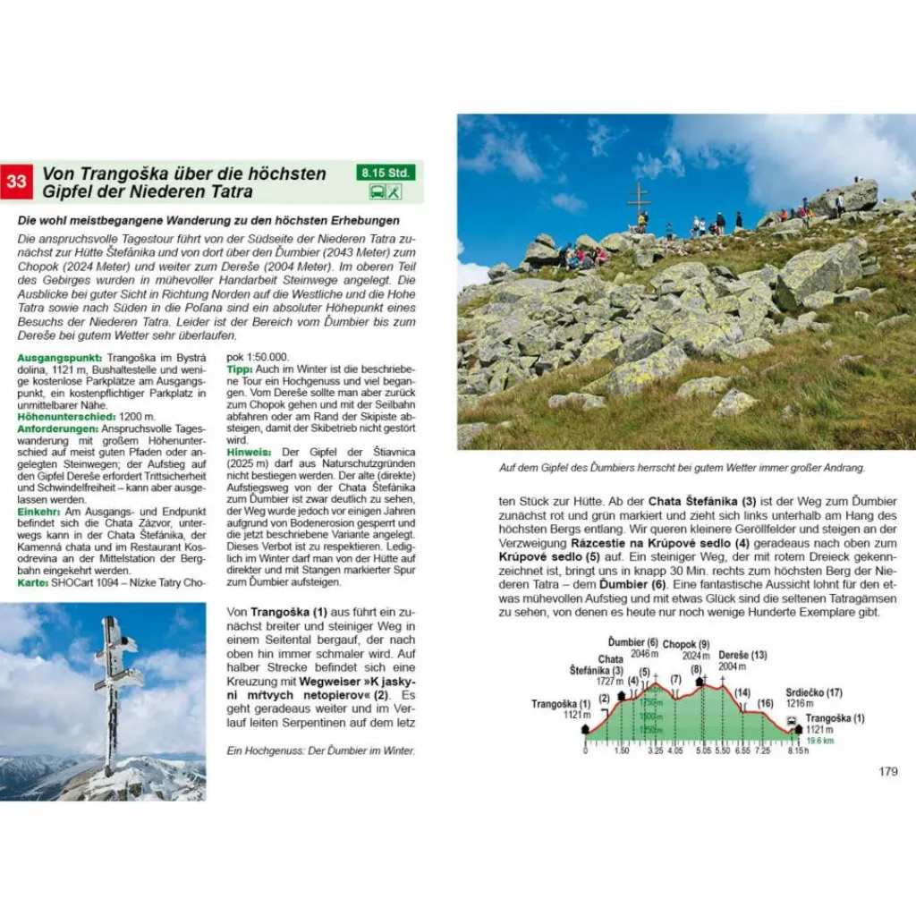 Wanderführer*BVR NIEDERE TATRA UND SLOWAKISCHES PARADIES - Wanderführer