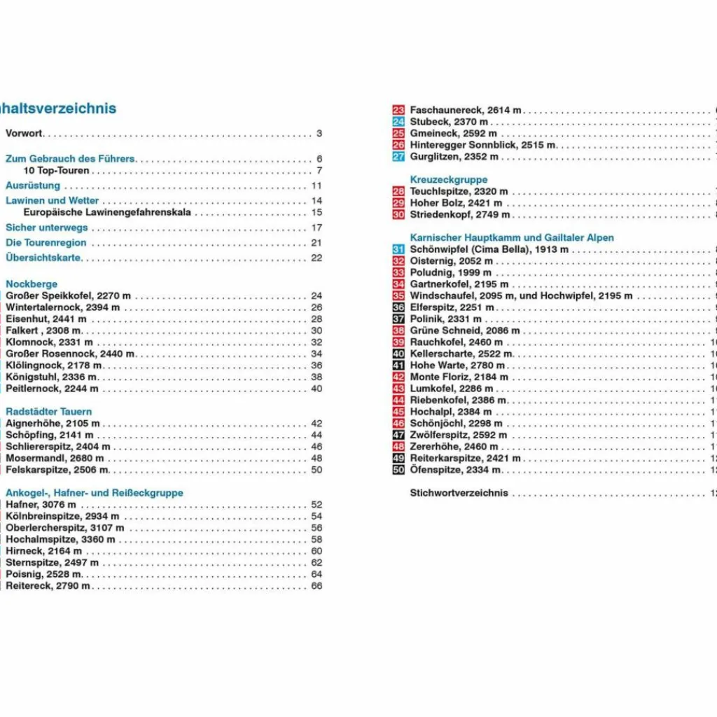 Wintersportführer*BVR SKITOURENFÜHRER KÄRNTEN WEST