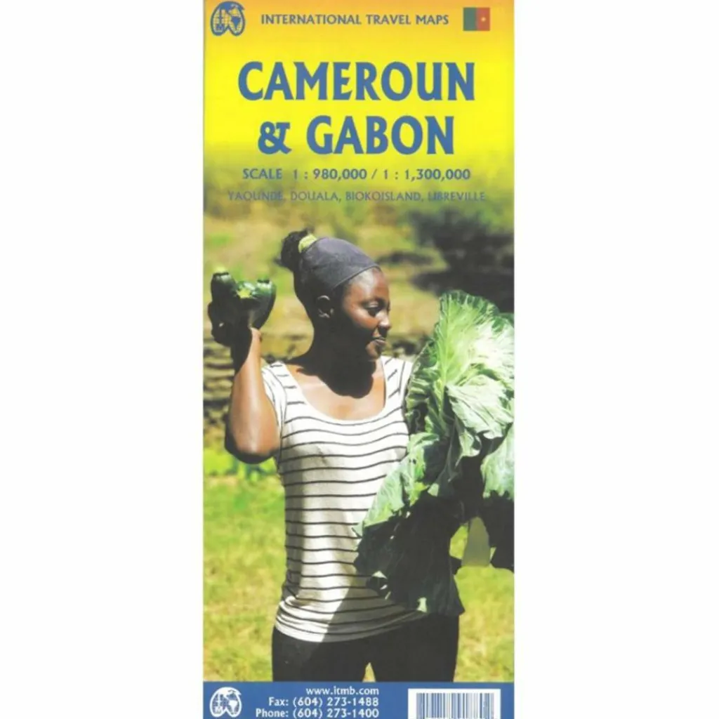 CAMEROUN & GABON - Straßenkarte^ Straßenkarten|Straßenkarten