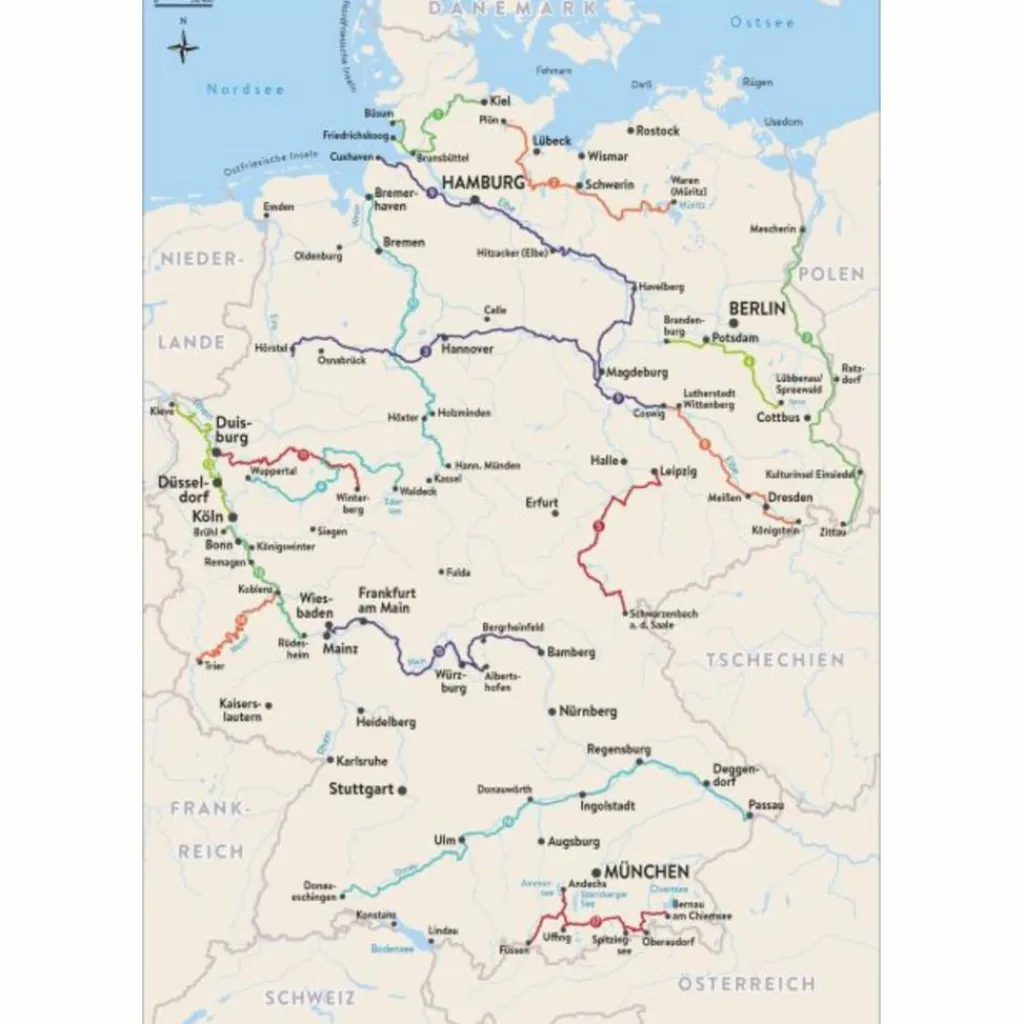 CAMPERGLÜCK TRAUMROUTEN FLÜSSEN UND SEEN - Reiseführer^ Wohnmobilreiseführer