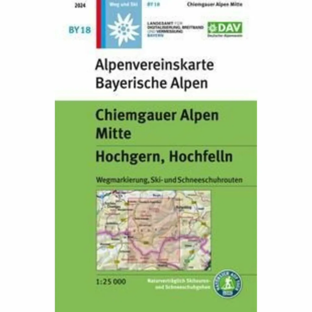 Wanderkarten Und Winterkarten|Wanderkarten Und Winterkarten*CHIEMGAUER ALPEN MITTE, HOCHGERN, HOCHFELLN - Wanderkarte
