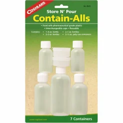 Coghlans Campingtöpfe Und Campinggeschirr*KUNSTSTOFFDOSENSORTIMENT, 7 FLASCHEN - Dose