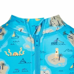 Kinder Color Kids Kinder Bademode*BABY SUIT L/S, AOP Kinder - Badeanzug