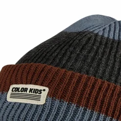 Kinder Color Kids Accessoires Für Kinder*BEANIE W. WOOL & CONTRAST Kinder - Mütze