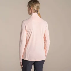 Damen Craghoppers Shirts Und Tops*NOSILIFE SOLARSHIELD+ HALF ZIP TOP Damen - UV-Schutz Bekleidung