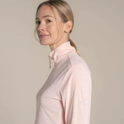 Damen Craghoppers Shirts Und Tops*NOSILIFE SOLARSHIELD+ HALF ZIP TOP Damen - UV-Schutz Bekleidung