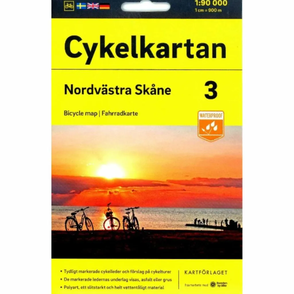 Fahrradkarten|Fahrradkarten*CYKELKARTAN BLAD 3 NORDVÄSTRA SKÅNE 1:90000 - Fahrradkarte