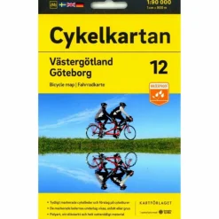 CYKELKARTAN BLAD 12 VÄSTERGÖTLAND/GÖTEBORG 1:90000 - Fahrradkarte^ Fahrradkarten|Fahrradkarten
