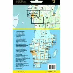 CYKELKARTAN BLAD 12 VÄSTERGÖTLAND/GÖTEBORG 1:90000 - Fahrradkarte^ Fahrradkarten|Fahrradkarten