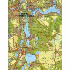 DAHME-SEEN: KÖNIGS WUSTERHAUSEN, TEUPITZ - Fahrradkarte^ Fahrradkarten|Gewässerkarten