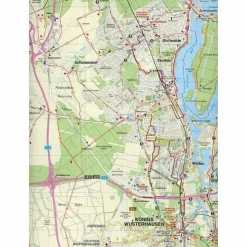 Fahrradkarten|Wanderkarten Und Winterkarten*DAHME-SEEN UND FLUTGRABENAUE 1 : 35 000. - Wanderkarte