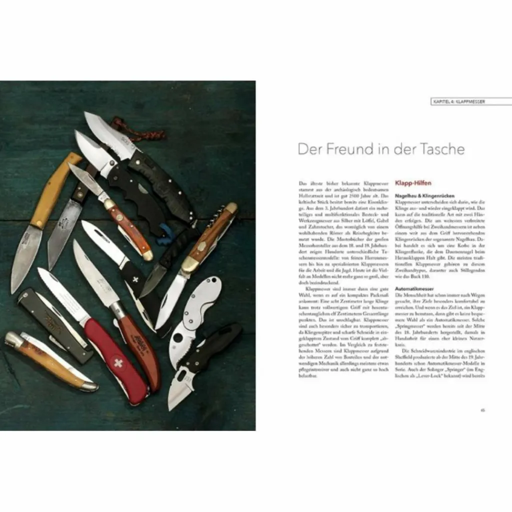 Outdoor-Sachbücher Und Naturwissen|Ausrüstungsratgeber Und Reparaturratgeber*DAS GROßE BUCH VOM MESSER - Sachbuch