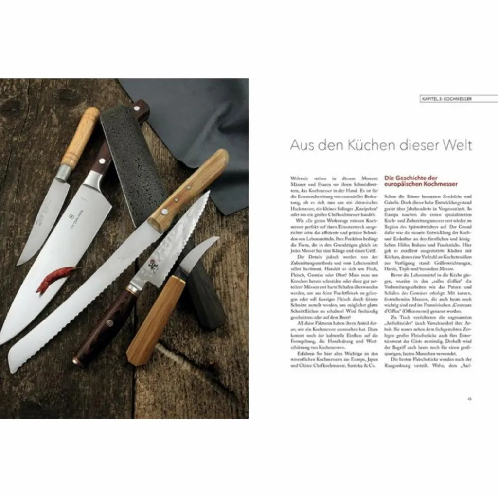 Outdoor-Sachbücher Und Naturwissen|Ausrüstungsratgeber Und Reparaturratgeber*DAS GROßE BUCH VOM MESSER - Sachbuch