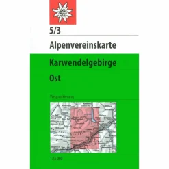 DAV 5/3 KARWENDELGEBIRGE OST 1:25T - Wanderkarte^ Wanderkarten Und Winterkarten|Wanderkarten Und Winterkarten