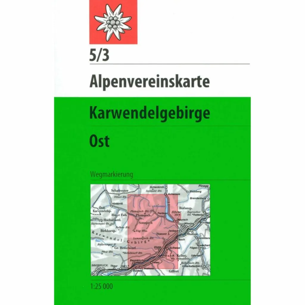 DAV 5/3 KARWENDELGEBIRGE OST 1:25T - Wanderkarte^ Wanderkarten Und Winterkarten|Wanderkarten Und Winterkarten