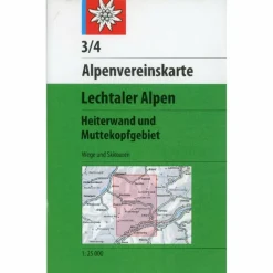DAV ALPENVEREINSKARTE 03/4 LECHTALER ALPEN HEITERWAND^ Wanderkarten Und Winterkarten|Wanderkarten Und Winterkarten
