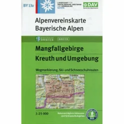 DAV BY 13A MANGFALLGEBIRGE - Wanderkarte^ Wanderkarten Und Winterkarten|Wanderkarten Und Winterkarten