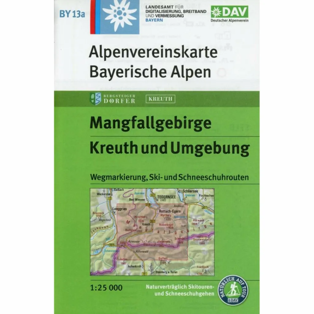DAV BY 13A MANGFALLGEBIRGE - Wanderkarte^ Wanderkarten Und Winterkarten|Wanderkarten Und Winterkarten