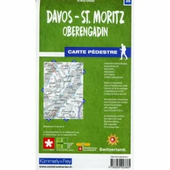 Wanderkarten Und Winterkarten|Wanderkarten Und Winterkarten*DAVOS - ST. MORITZ / OBERENGADIN 36 WANDERKARTE 1:40 000 MAT - Wanderkarte