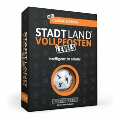 Denkriesen STADT LAND VOLLPFOSTEN - LEVELS - CLASSIC EDITION - 'INTELLI - Reisespiel^Kinder Reisespiele|Kinderreisespiele Und Spielzeug