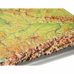 Wandkarten Und Poster*DEUTSCHLAND 1 : 1 200 000 MIT ALUMINIUM - Wand Karte