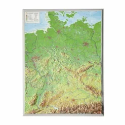 Wandkarten Und Poster*DEUTSCHLAND KLEIN 1 : 2 400 000 - Karte