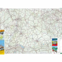 Straßenkarten|Straßenkarten*DEUTSCHLAND, RAIL TRAVEL MAP 1:500.000, FREYTAG & BERNDT - Karte
