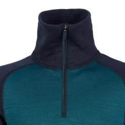 Kinder Devold Kinder Funktionsunterwäsche*DUO ACTIVE MERINO ZIP NECK JR Kinder - Funktionsshirt