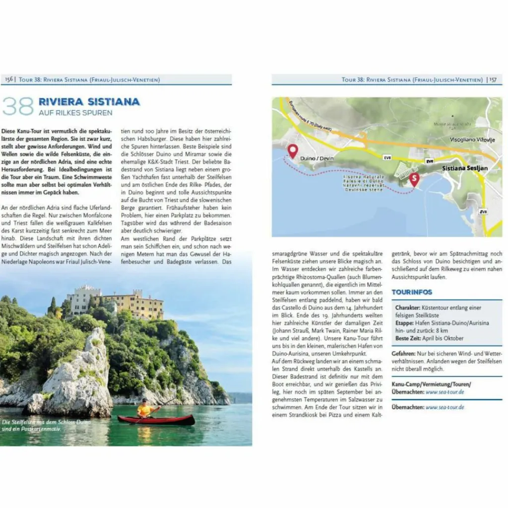 DIE SCHÖNSTEN KANUTOUREN IN NORDITALIEN - Gewässerführer^ Wassersportführer Und Paddeltechnik