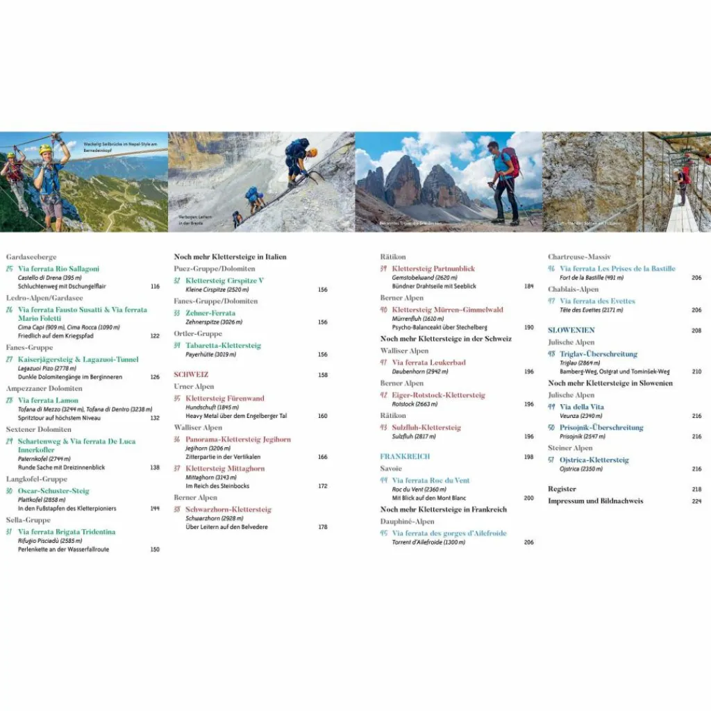 Klettersteigführer*DIE ULTIMATIVEN KLETTERSTEIGE IN DEN ALPEN - Kletterführer