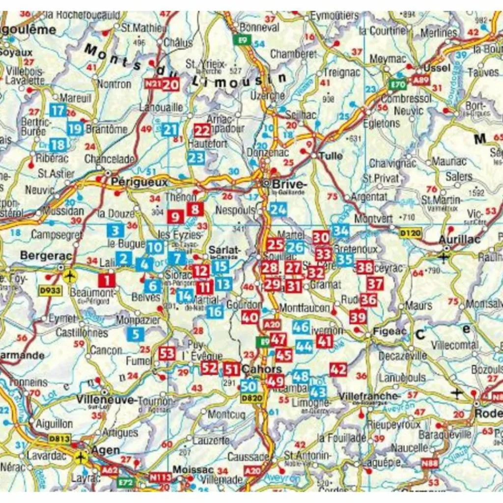 Wanderführer*DORDOGNE - PÉRIGORD, QUERCY, VALLÉE DU LOT - Wanderführer