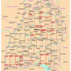 Wanderkarten Und Winterkarten|Wanderkarten Und Winterkarten*EHINGEN (DONAU) - GROßES LAUTERTAL (OST), MÜNSINGEN - Wanderkarte