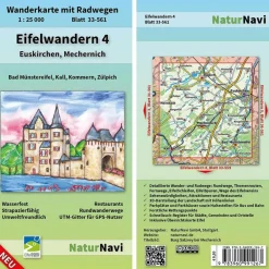EIFELWANDERN 4 - EUSKIRCHEN, MECHERNICH 1 : 25 000 - Wanderkarte^ Wanderkarten Und Winterkarten|Wanderkarten Und Winterkarten