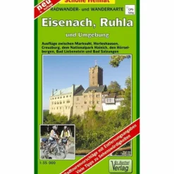 Fahrradkarten|Wanderkarten Und Winterkarten*EISENACH UND UMGEBUNG 1 : 35 000 - Wanderkarte