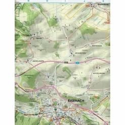 Fahrradkarten|Wanderkarten Und Winterkarten*EISENACH UND UMGEBUNG 1 : 35 000 - Wanderkarte
