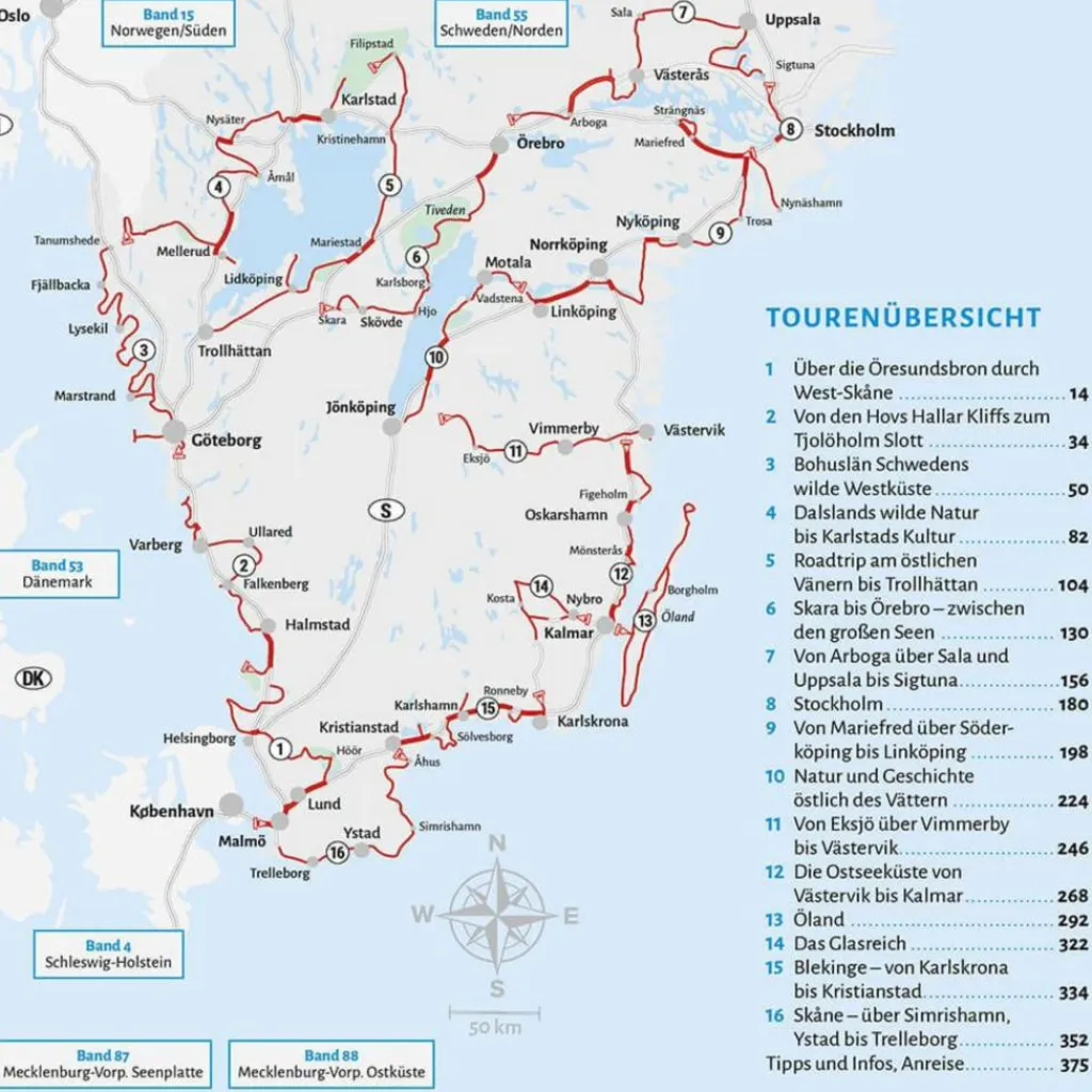 Wohnmobilreiseführer*ENTDECKERTOUREN MIT DEM WOHNMOBIL SCHWEDEN - Reiseführer