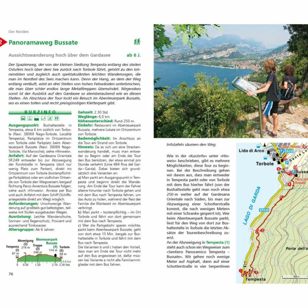 ERLEBNISURLAUB MIT KINDERN GARDASEE - Wanderführer^ Wanderführer